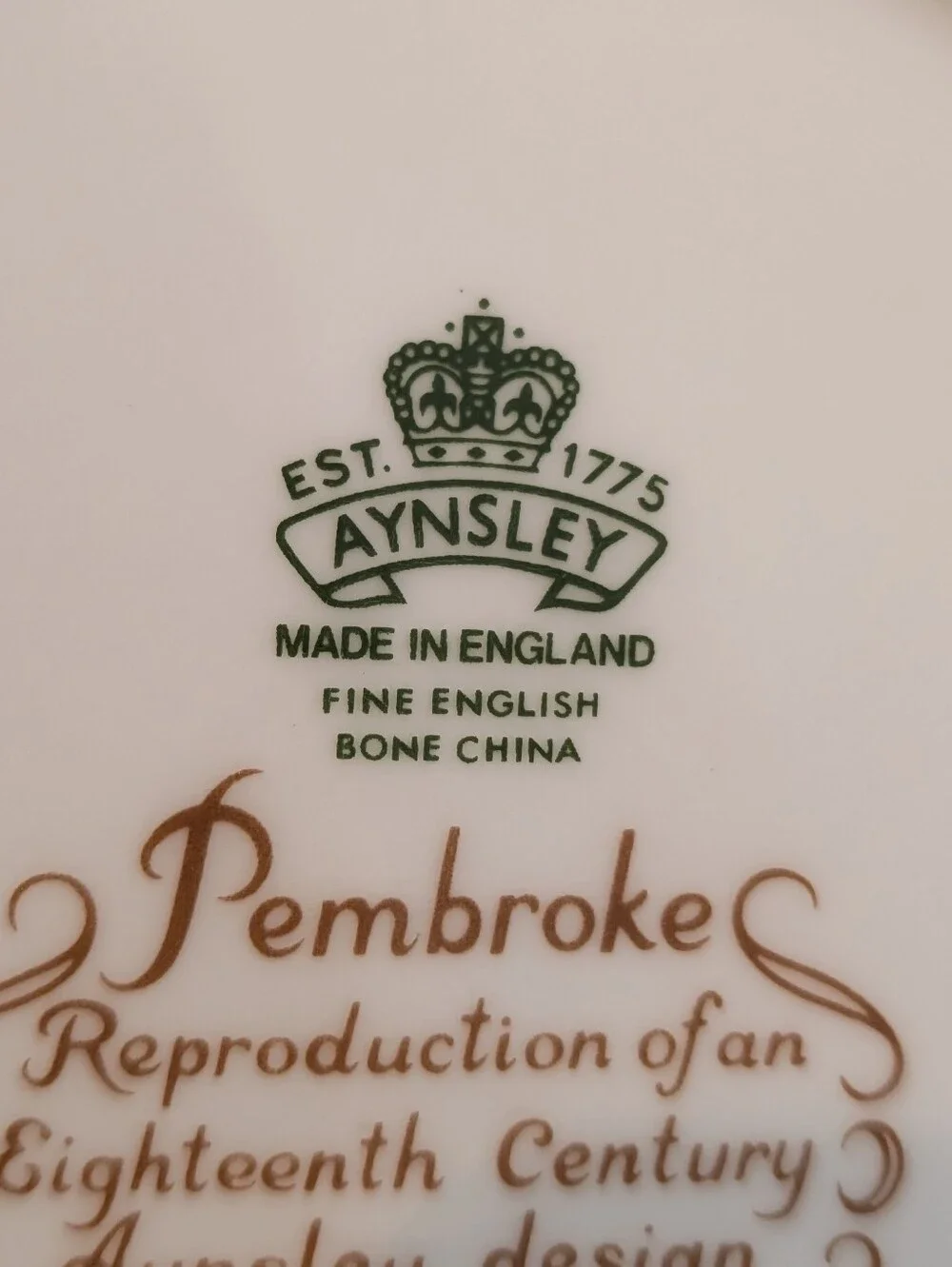 Aynsley Pembroke Pattern Small Bread Plates Set Of 6